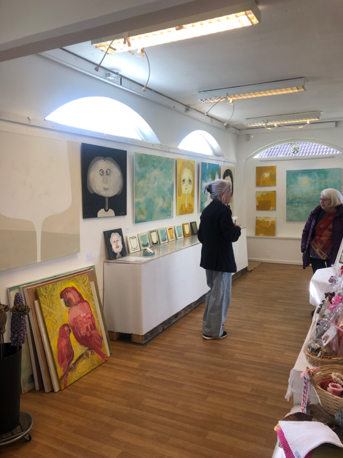 Bild från utställningen på H2O, Onsala